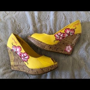 Ed hardy wedges